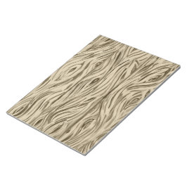 bloco de notas conselho de madeira