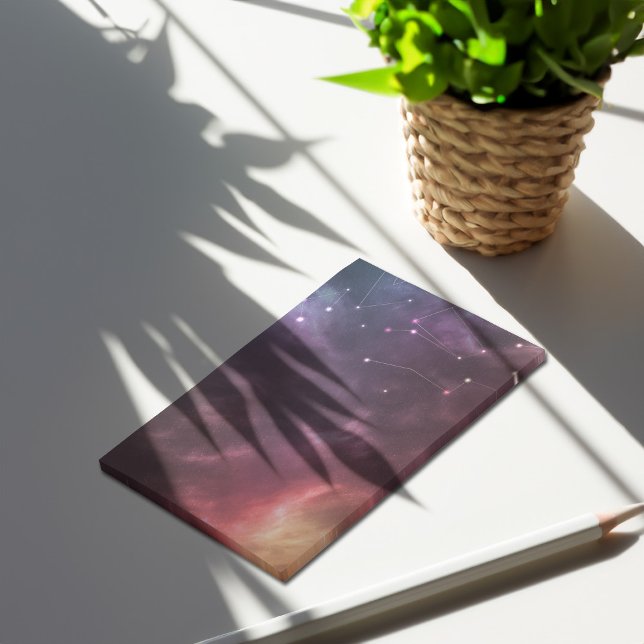 Bloco De Notas Constelação da Galáxia do Céu Noturno Moderno (Criador carregado)