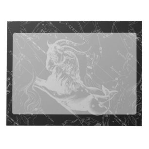 Bloco De Notas Constelação de Capricórnio Hevelius 1690