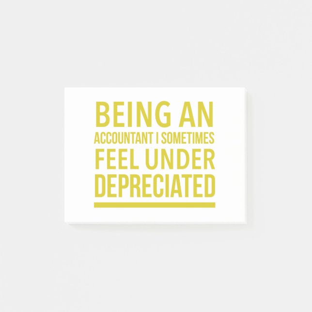 Bloco De Notas Contabilista Funny Pun (Frente)