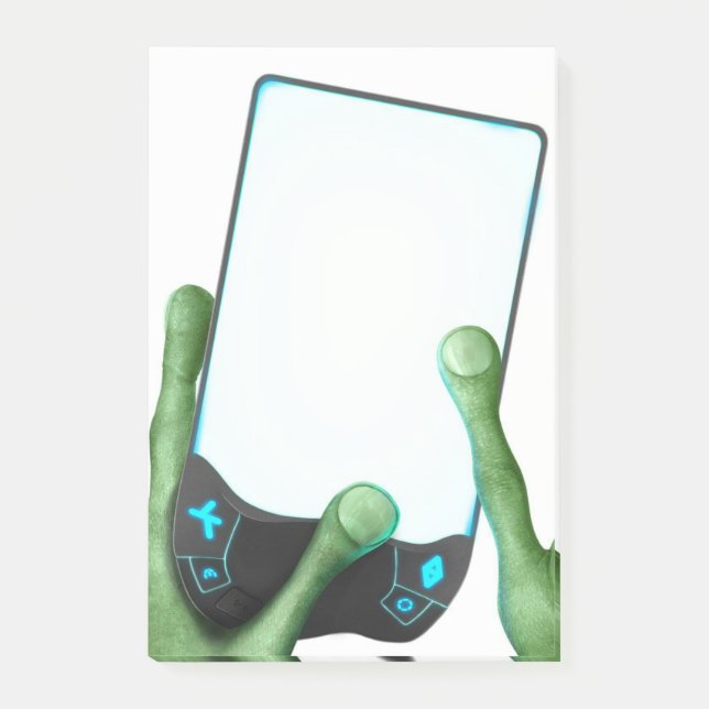 Bloco De Notas Contato de alienígena (Frente)