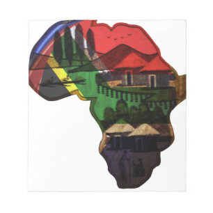 Bloco De Notas continente africano