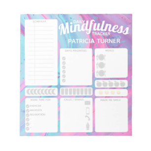 Bloco De Notas Controlador de hábito diário de mindagação