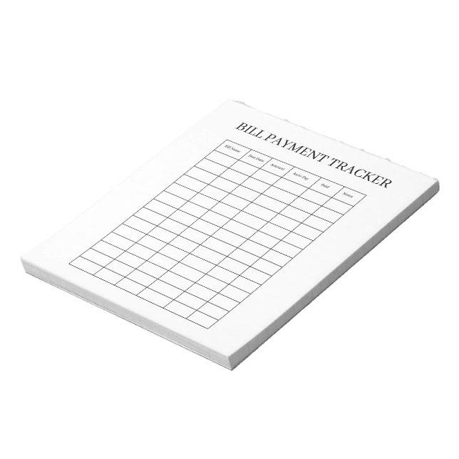 BLOCO DE NOTAS CONTROLE DE PAGAMENTO DE CONTAS (Invertido)
