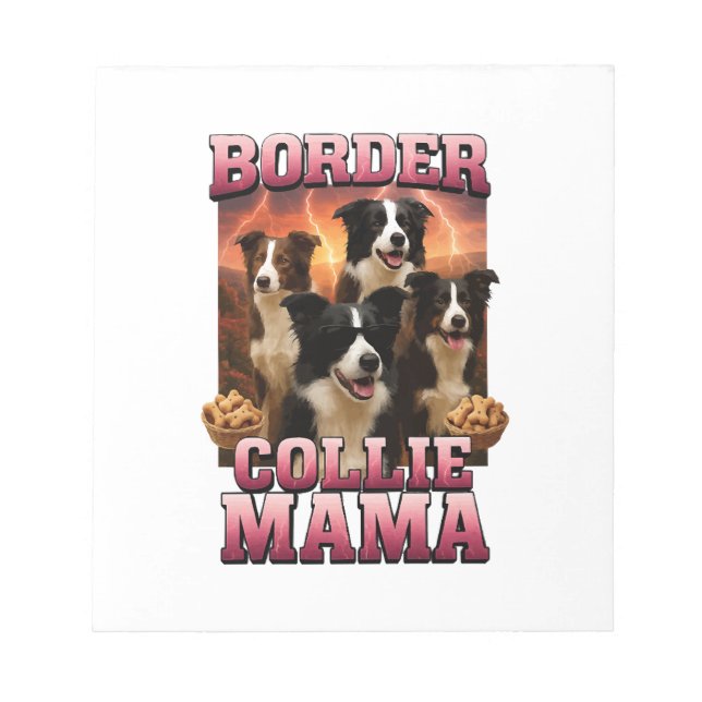 Bloco De Notas Cópia Cópia do Border Collie (Frente)