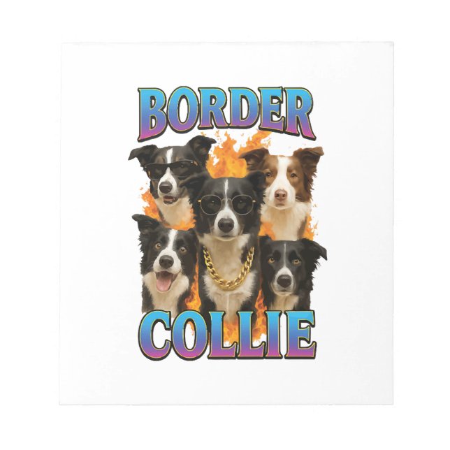 Bloco De Notas Cópia de Border Collie (Frente)