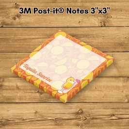 Bloco De Notas Coquetel Tequila Sunrise