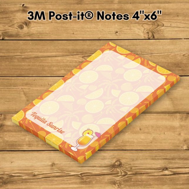 Bloco De Notas Coquetel Tequila Sunrise (Criador carregado)