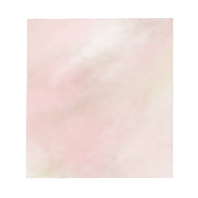 Bloco De Notas Cor d'água do colcho rosa-claro (Frente)
