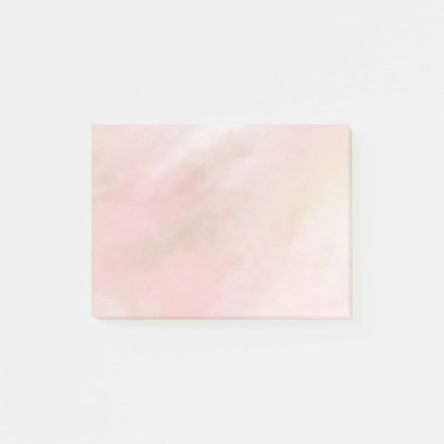 Bloco De Notas Cor d'água do colcho rosa-claro (Frente)