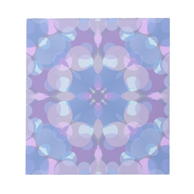 Bloco De Notas Cor de rosa e azul nº 2 (Frente)