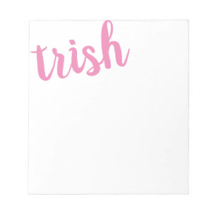 Bloco De Notas Cor-de-rosa grande personalizado