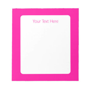 Bloco De Notas Cor-de-rosa profundo Rosa persano