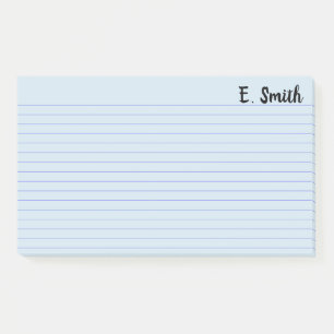 Bloco De Notas Cor feita sob encomenda grande azul personalizado