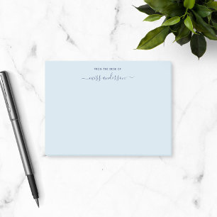 Bloco De Notas Cor Personalizada Da Mesa Do Professor Trendy