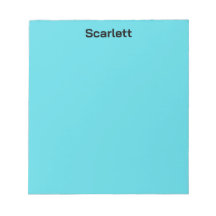 Cor Personalizada Nome Mesa Pastel Azul-Celeste