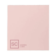 Cor rosa dourado nome monograma simples profission
