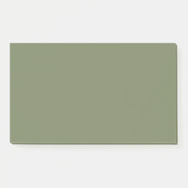 Bloco De Notas Cor Sálida Verde Sage