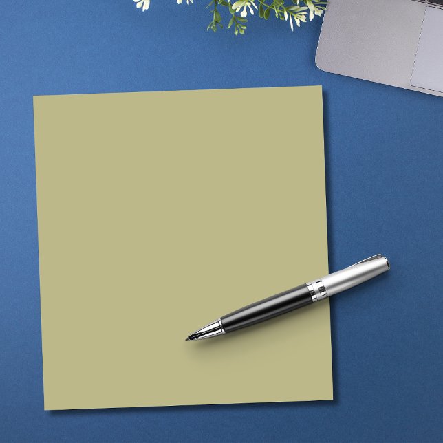 Bloco De Notas Cor Sálida Verde Sage | Clássico | Elegante (Criador carregado)