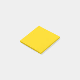 Bloco De Notas Cor Sólida Amarelo de Girassol