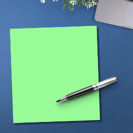 Bloco De Notas Cor Sólida da Mint do Pastel | Clássico | Elegante