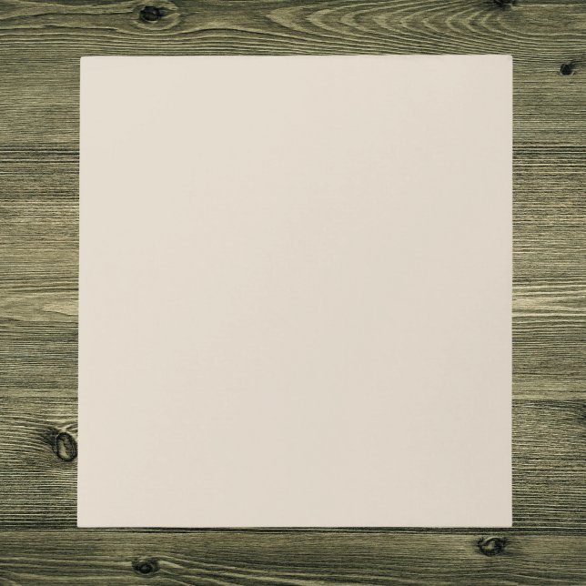 Bloco De Notas Cor Sólida do Linn Natural (Criador carregado)