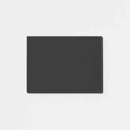 Bloco De Notas Cor Sólida Preta Pura