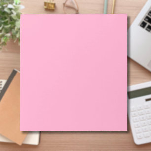Bloco De Notas Cor Sólida Rosa do Cravo   Clássico   Elegante