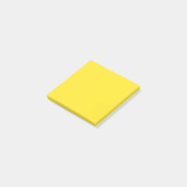 Bloco De Notas Cor Sólido Amarelo Brilhante