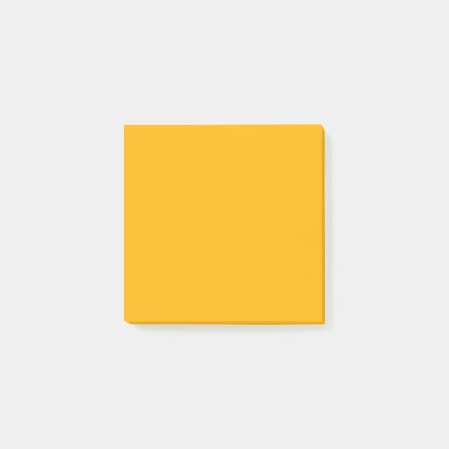 Bloco De Notas Cor Sólido Amarelo Imperial (Frente)