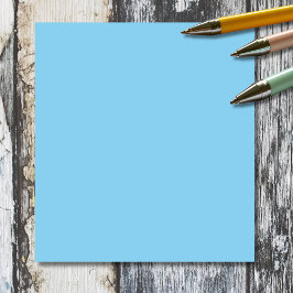 Bloco De Notas Cor Sólido Azul Bebê | Clássico | Elegante