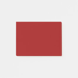 Bloco De Notas Cor Sólido Vermelho Crimson | Clássico | Elegante