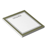 Cor Verde Musgo Personalizável Branco