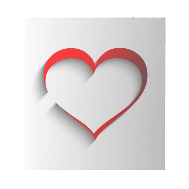 Bloco De Notas Coração Desconectado (Frente)