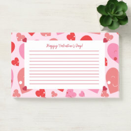 Bloco De Notas Coração do feliz dia de os namorados