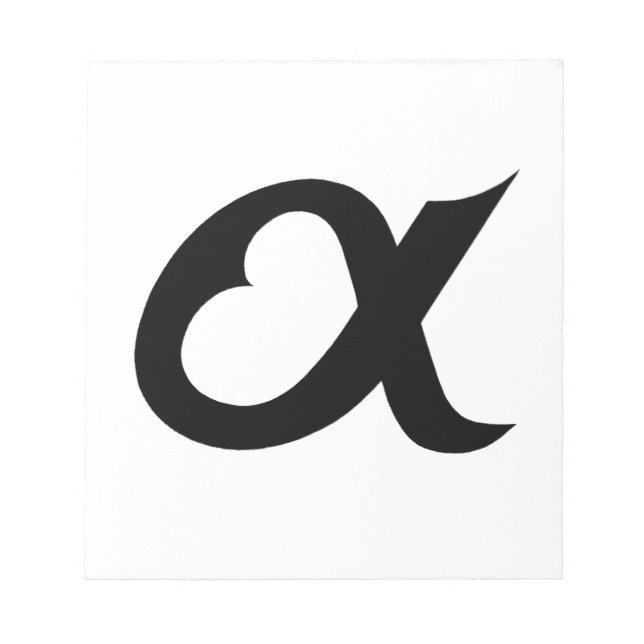 Bloco De Notas coração negro (Frente)