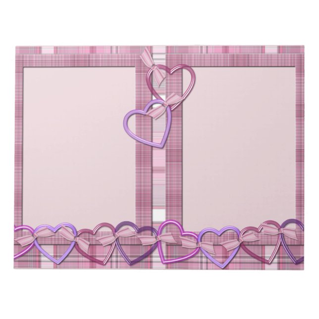 Bloco De Notas Corações (Frente)