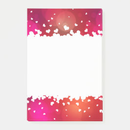 Bloco De Notas Corações Felizes dias de os namorados adoráveis