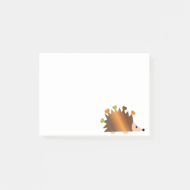 Bloco De Notas Corações num porco (Frente)