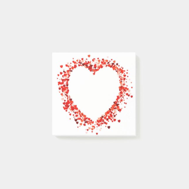 Bloco De Notas Corações postam nota (Frente)