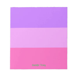 Bloco De Notas Cores da Primavera Lindas e Pastéis Personalizadas