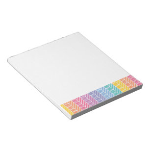 Bloco De Notas Cores de Herringbone LLR inspiradas