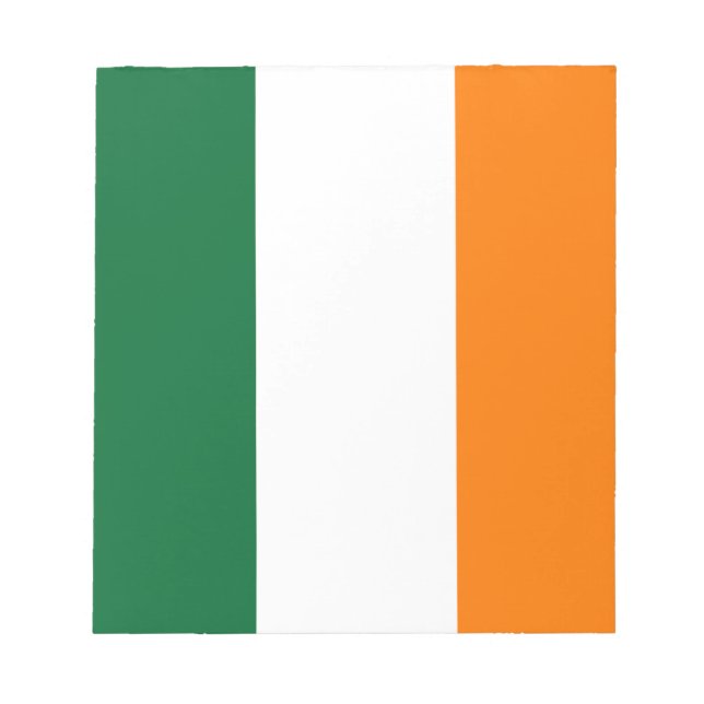 Bloco De Notas Cores irlandesas (Frente)