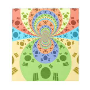 Bloco De Notas Cores Tradicionais do ouro Vermelho Africano