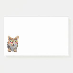 Bloco De Notas Corgi Groovy de sentimento