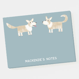 Bloco De Notas Corgi Personalizado