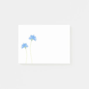 Bloco De Notas Cornflowers da aguarela