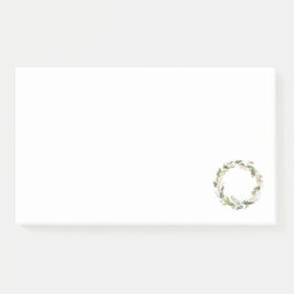 Bloco De Notas Coroa de Natal Minimalista
