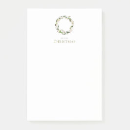 Bloco De Notas Coroa de Natal Minimalista