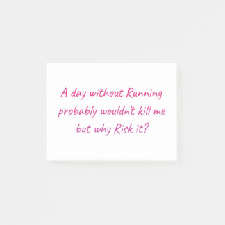 Bloco De Notas Corra com senso de humor